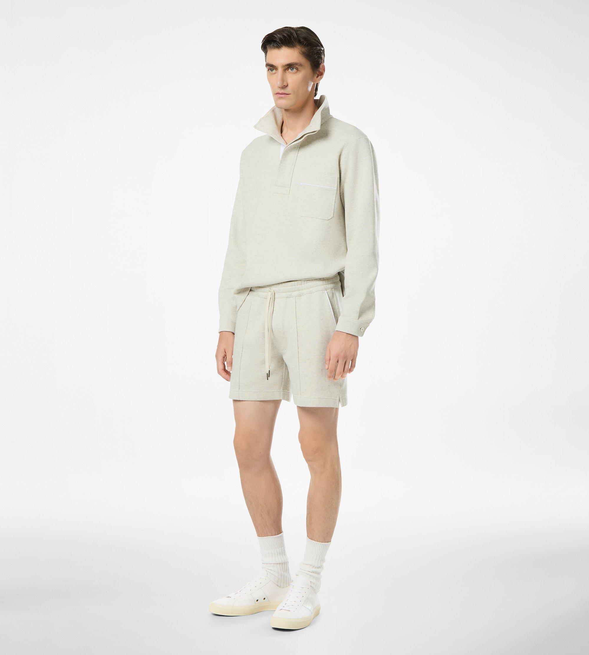 COTTON SILK CASHMERE SHORTS