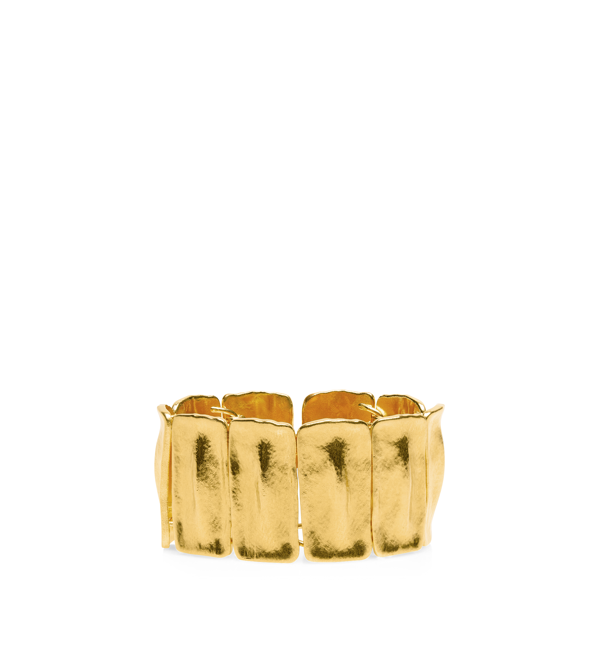 BRASS CROC BRACELET