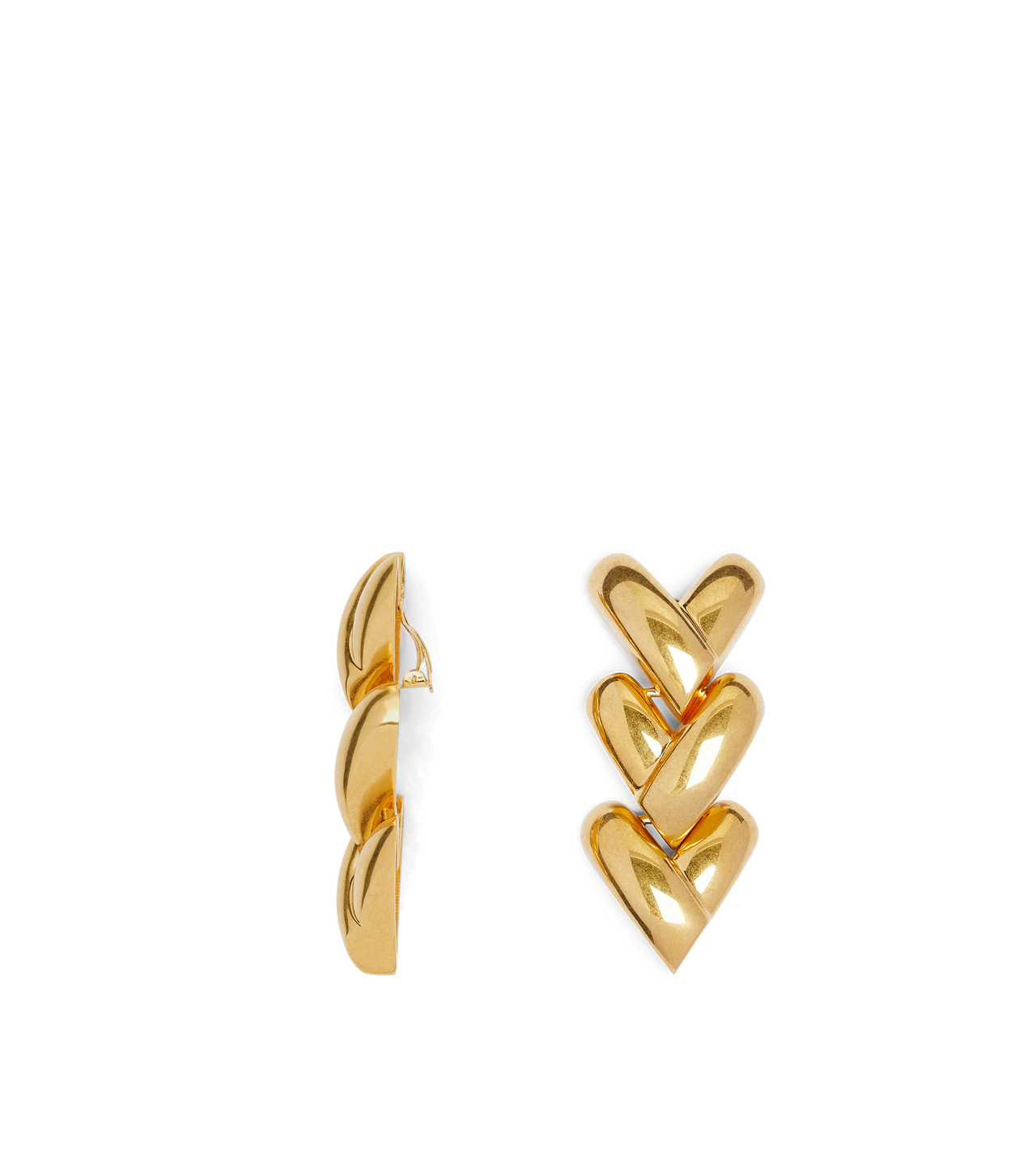 BRASS AMOR EARRINGS image number 1