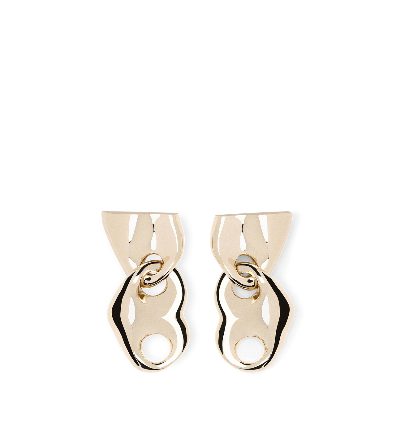 BRASS AMOR EARRINGS image number 0