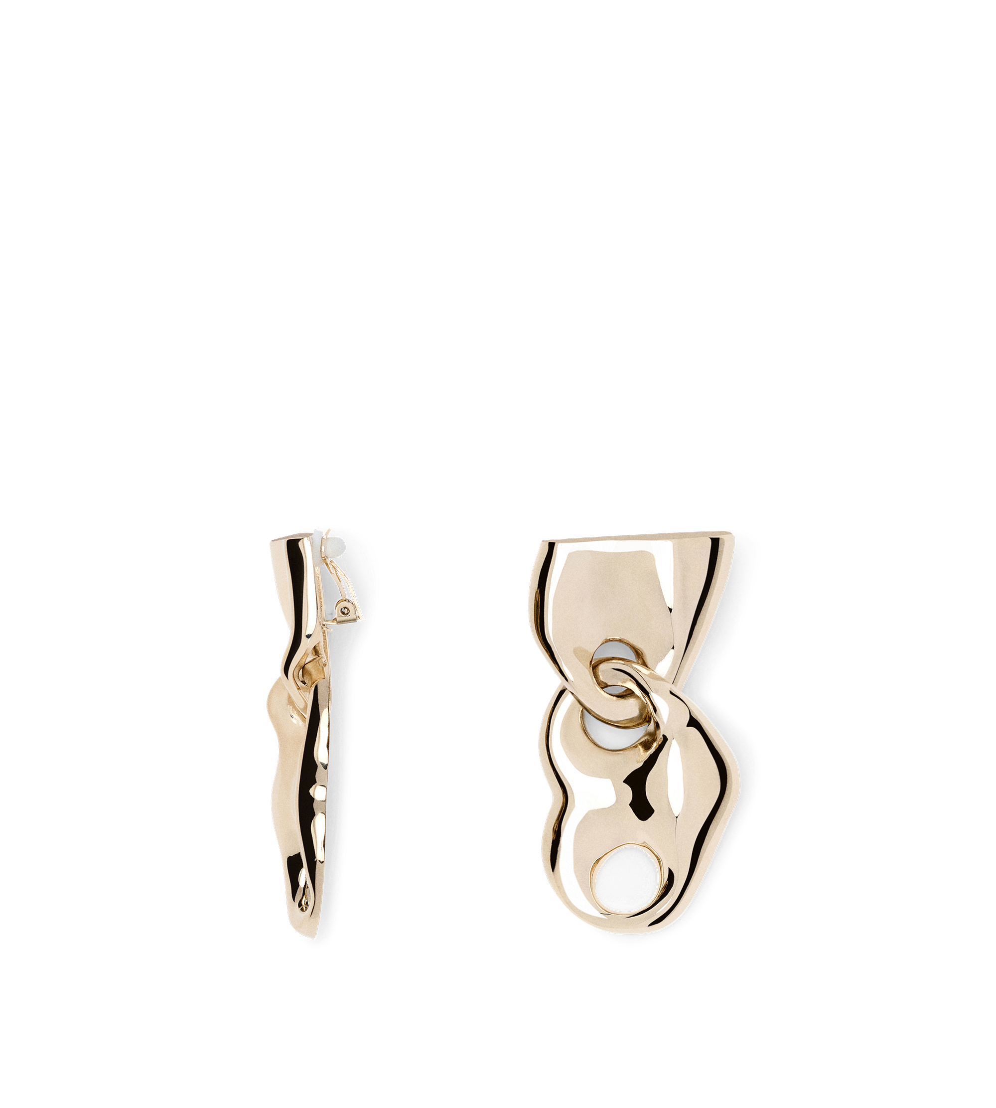 BRASS AMOR EARRINGS