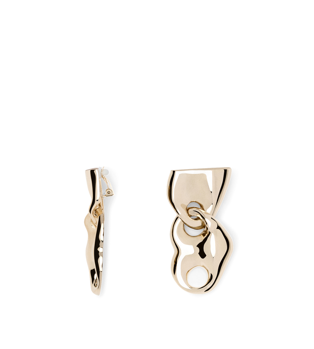 BRASS AMOR EARRINGS image number 1