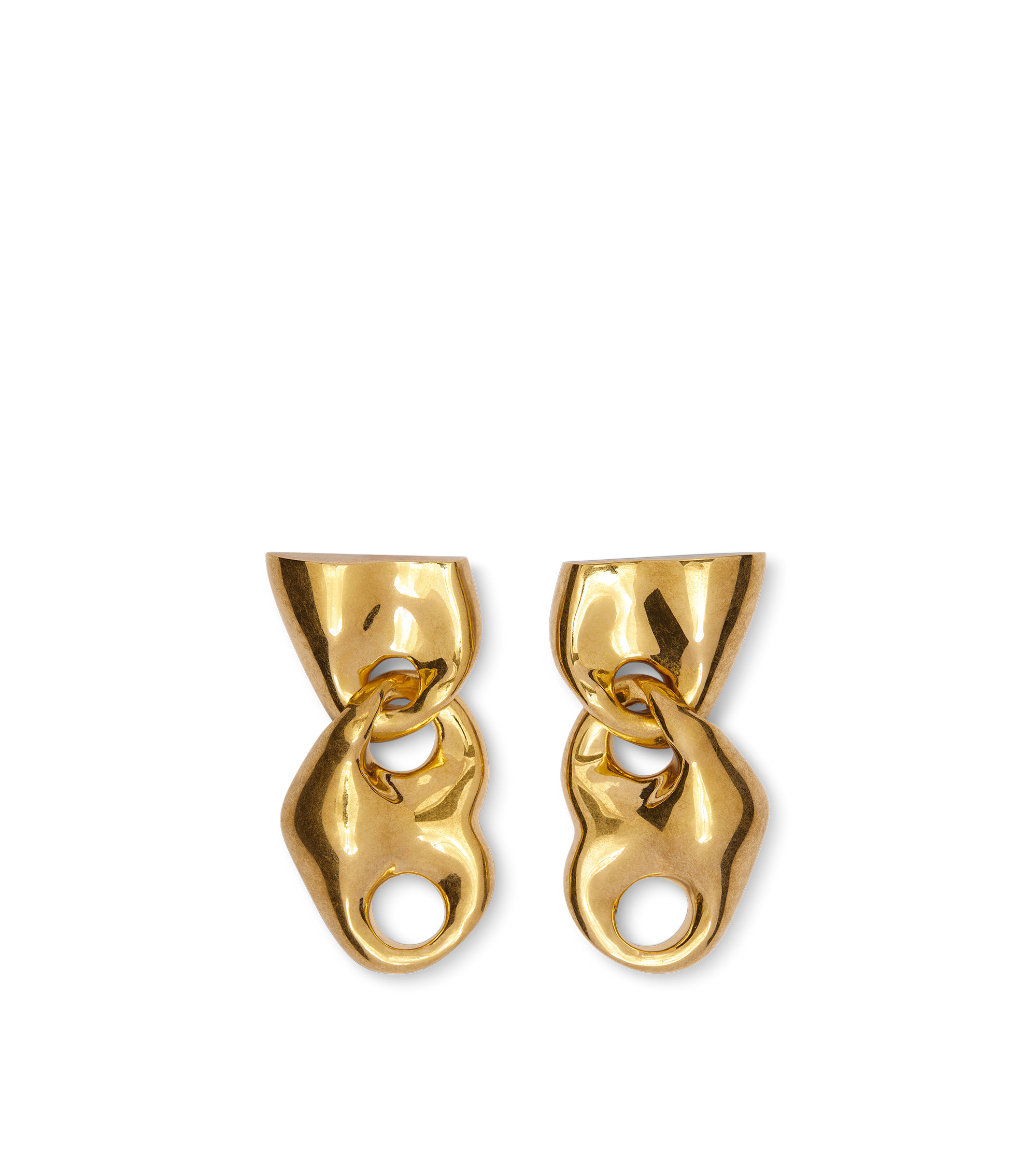 BRASS AMOR EARRINGS