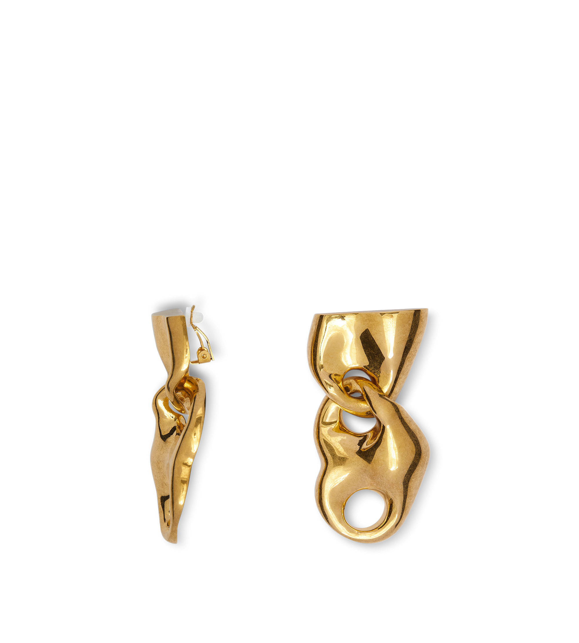 BRASS AMOR EARRINGS