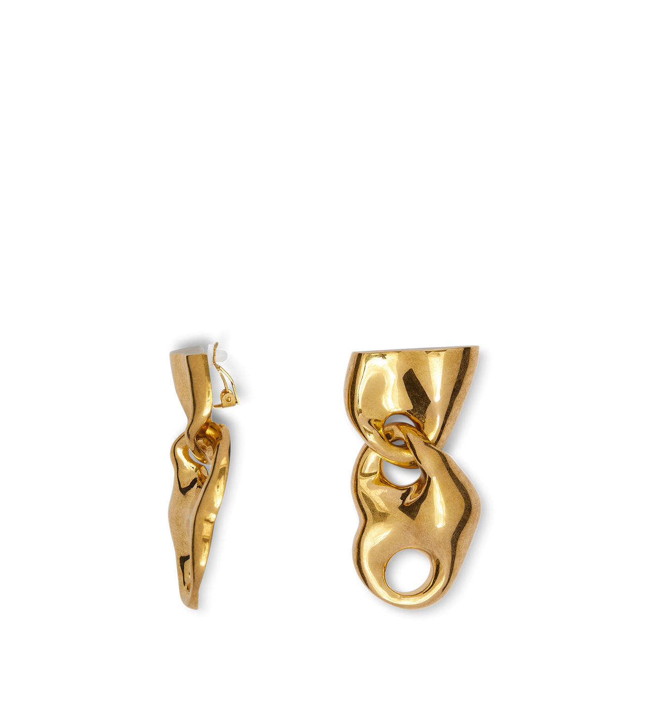 BRASS AMOR EARRINGS image number 1