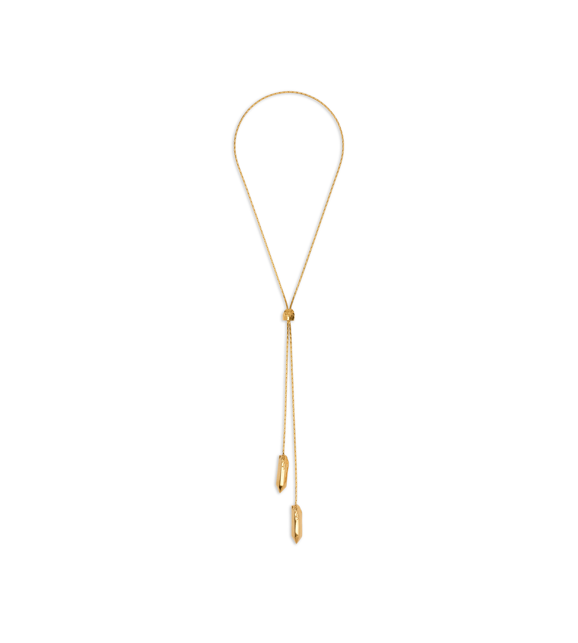 BRASS ATHENA LARIAT NECKLACE