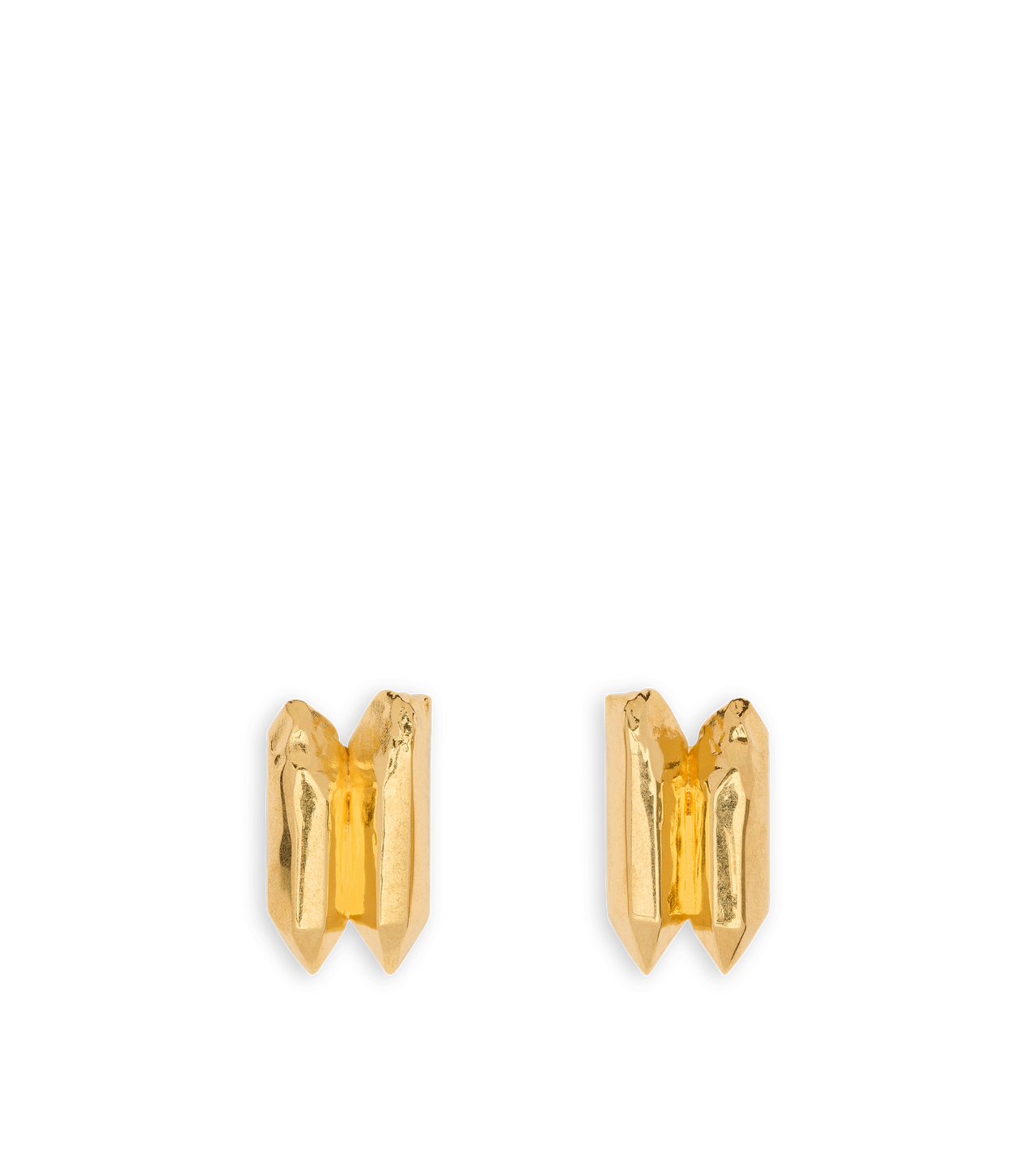 BRASS ATHENA EARRINGS image number 0