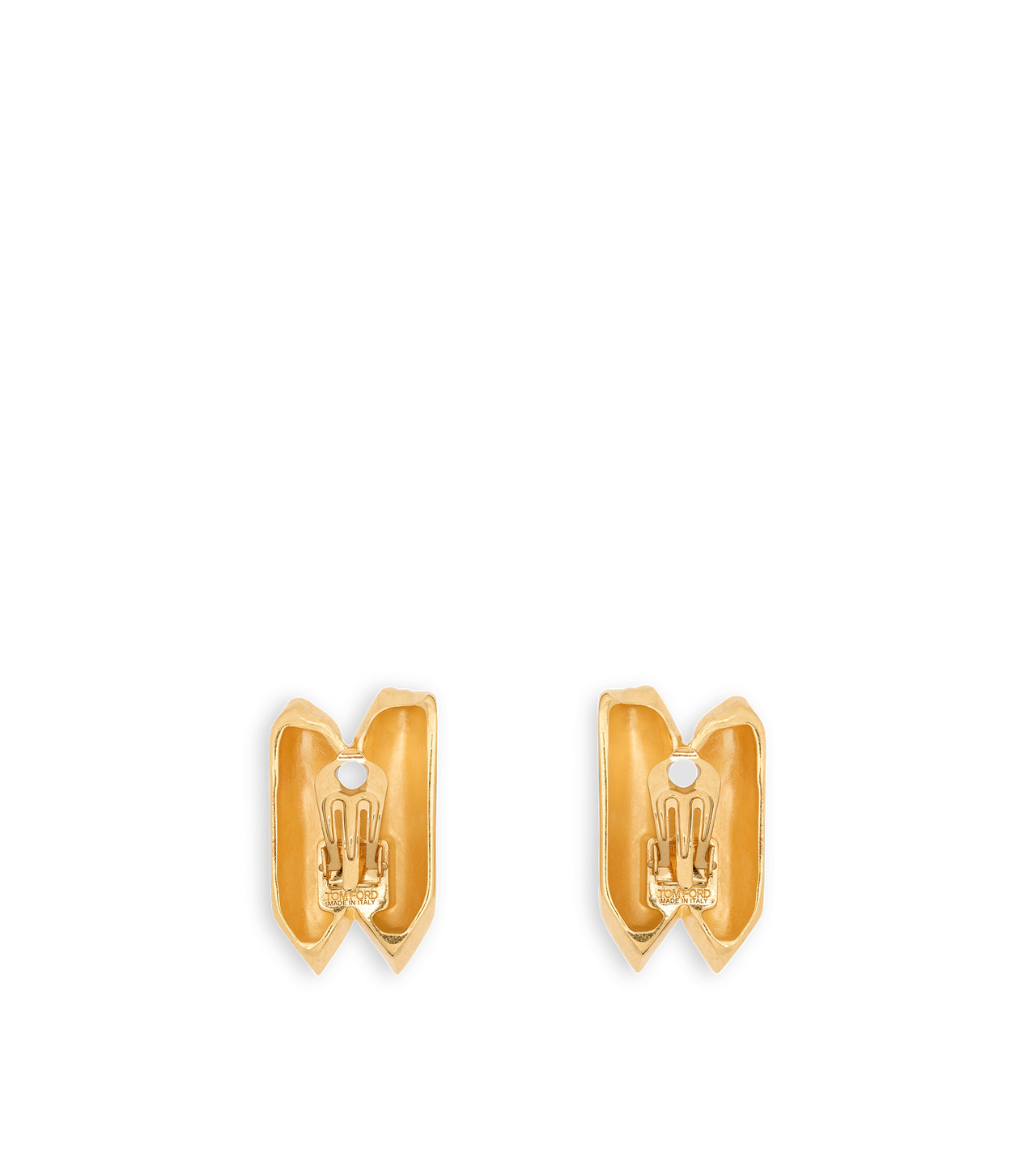 BRASS ATHENA EARRINGS image number 1