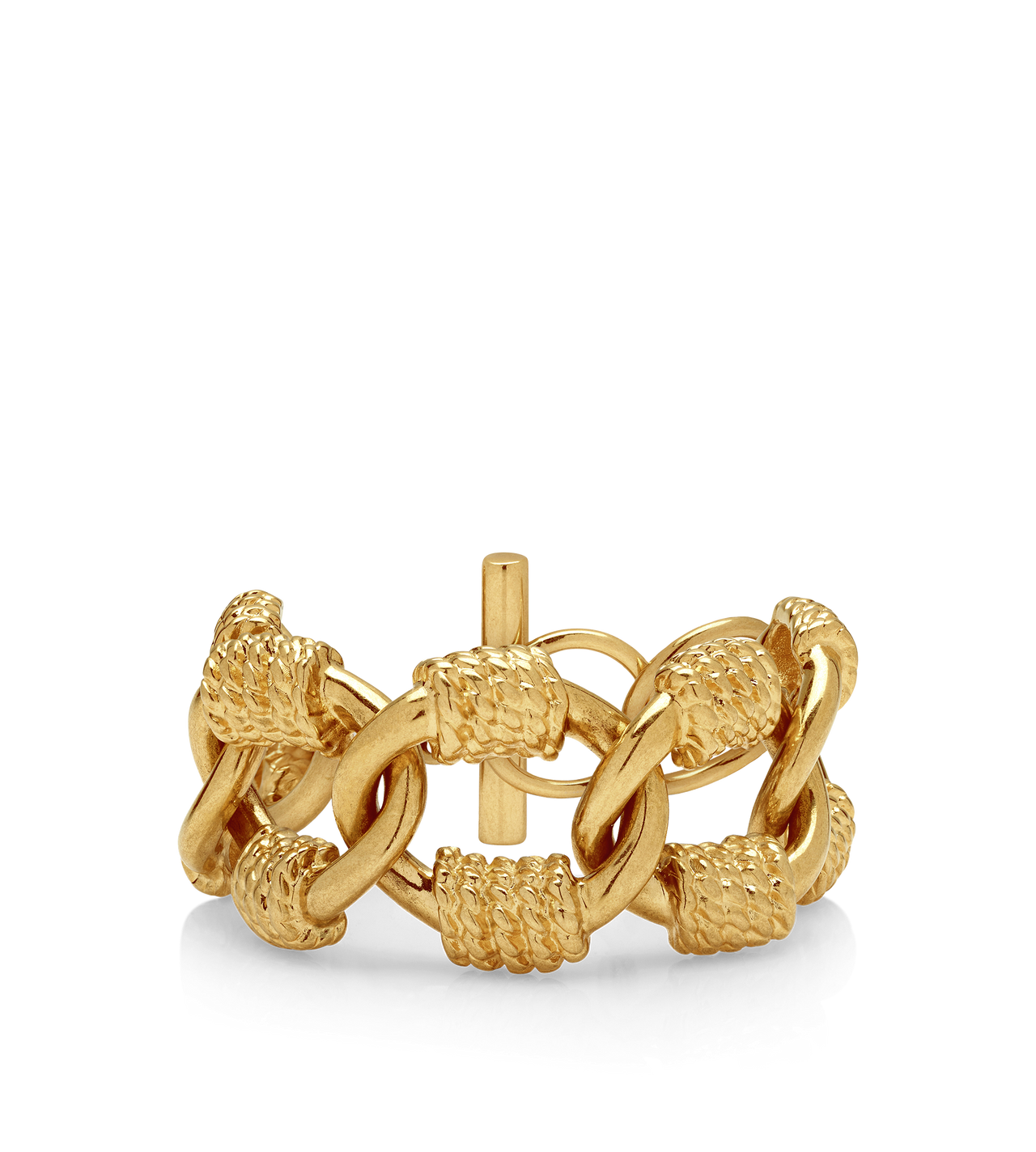 BRASS CORDAGE BRACELET image number 0