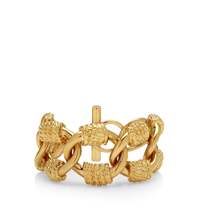 BRASS CORDAGE BRACELET image number 0