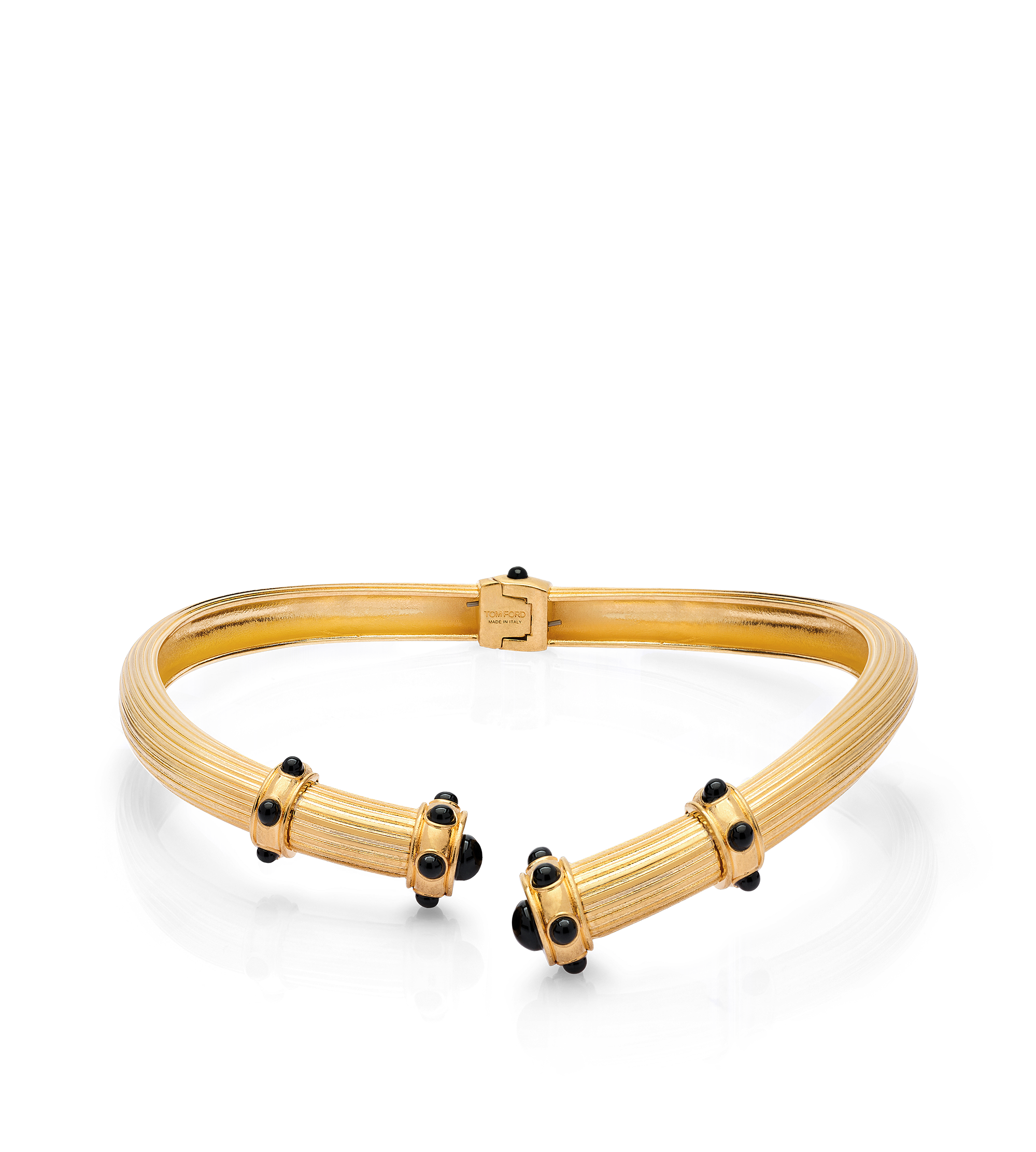 BRASS AND CRYSTAL CABOCHONS CHOKER | TOM FORD Fashion