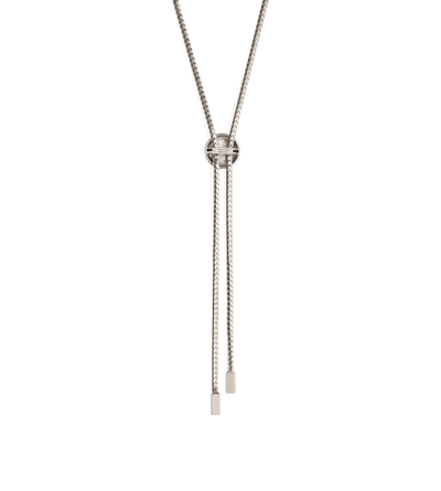 BRASS DOME LARIAT NECKLACE image number 1