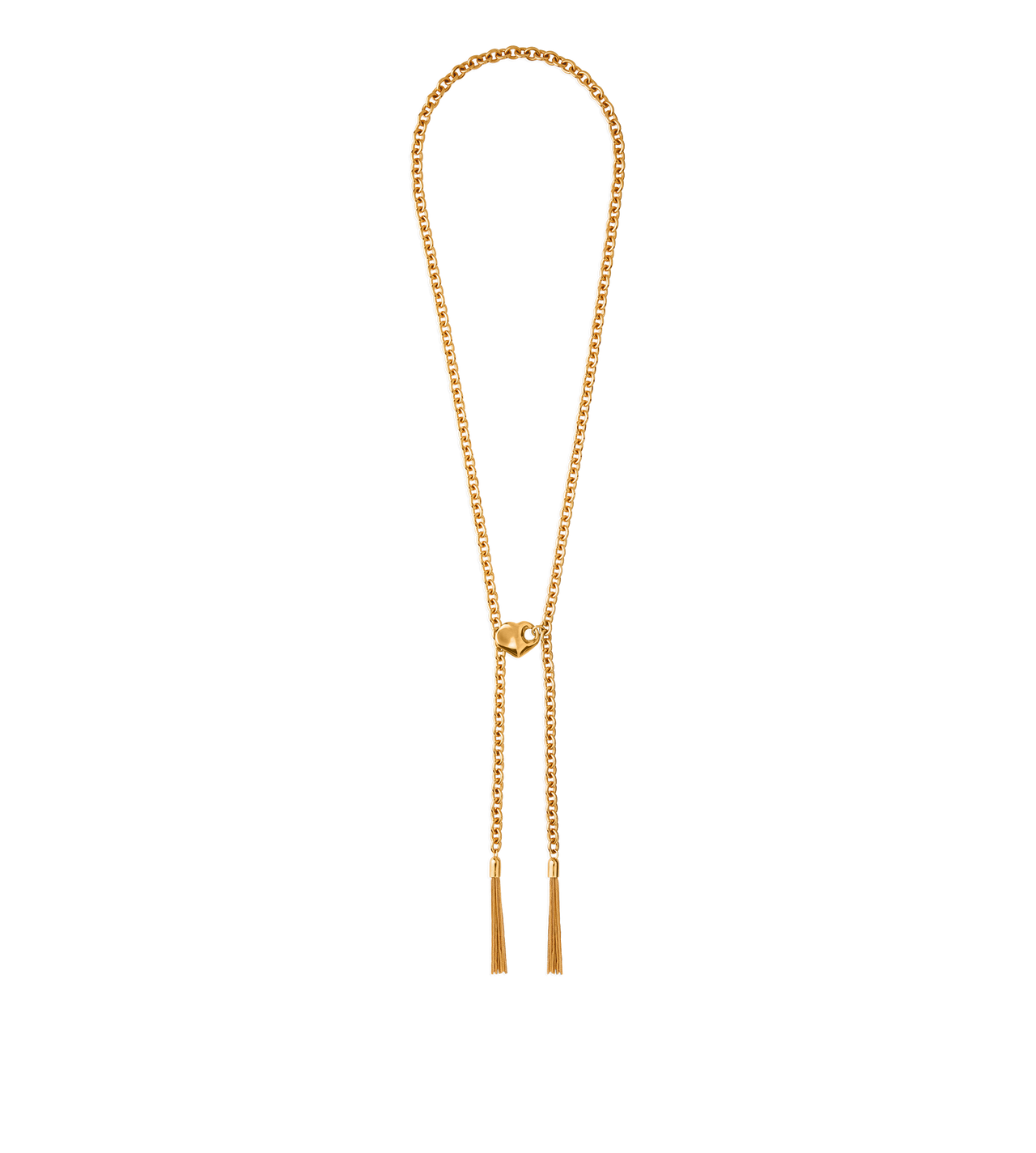 BRASS AMOR LARIAT NECKLACE image number 0