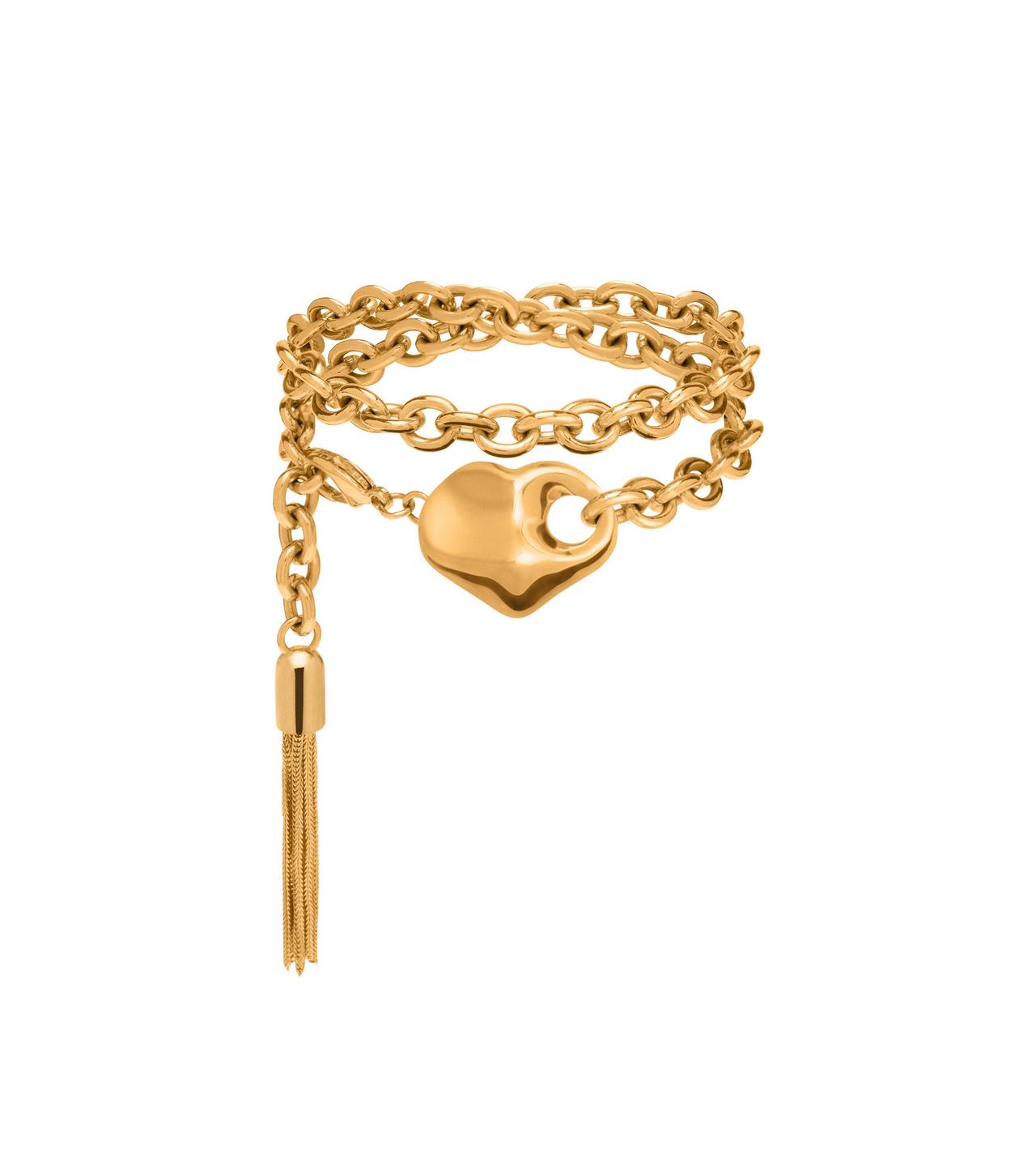 BRASS AMOR BRACELET image number 0