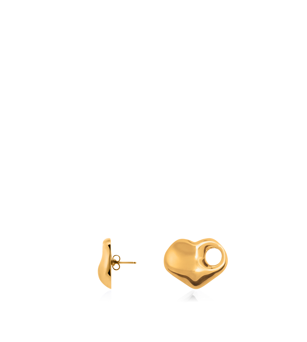 BRASS AMOR EARRINGS image number 1