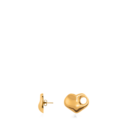 BRASS AMOR EARRINGS image number 1