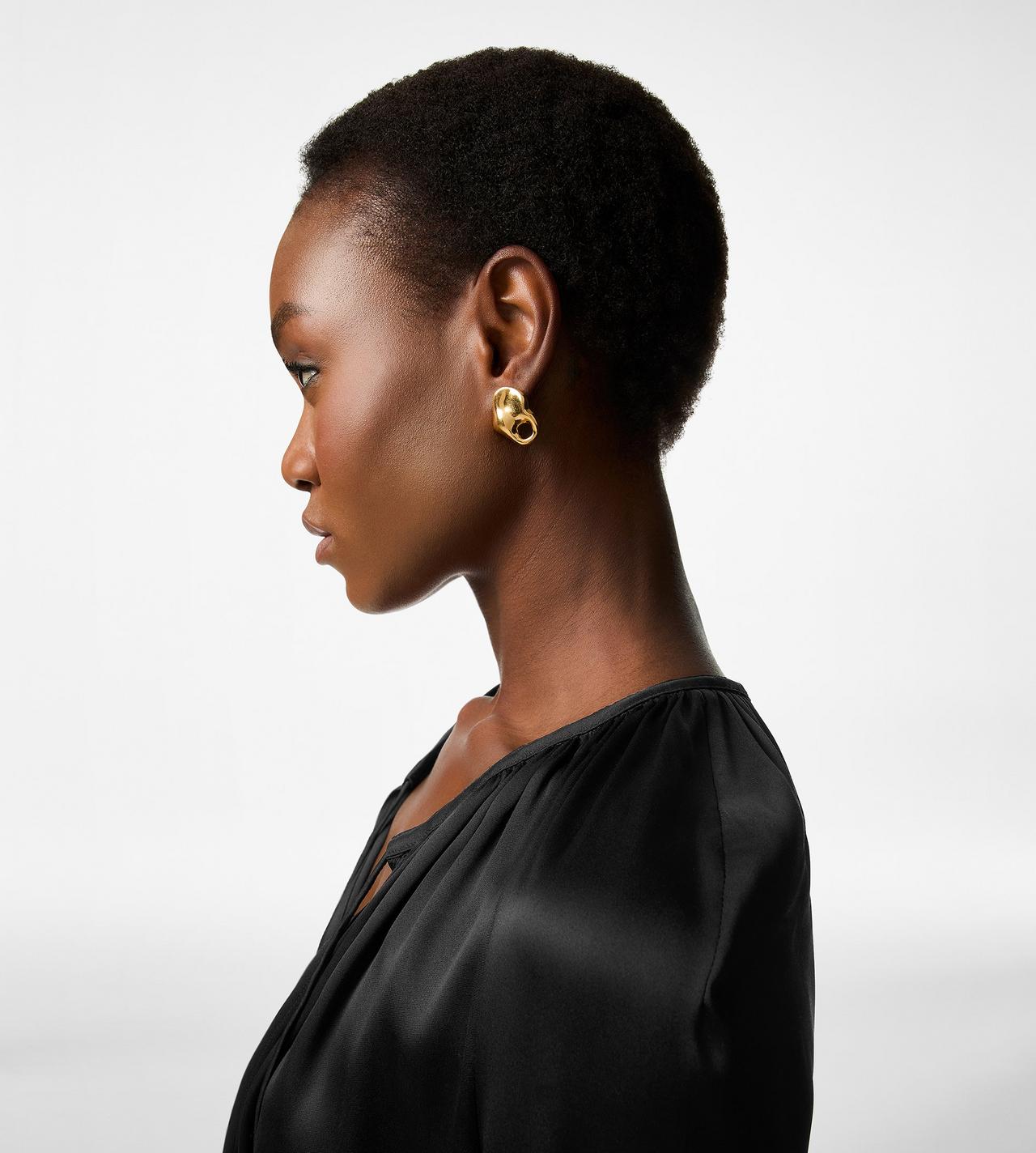 BRASS AMOR EARRINGS image number 2
