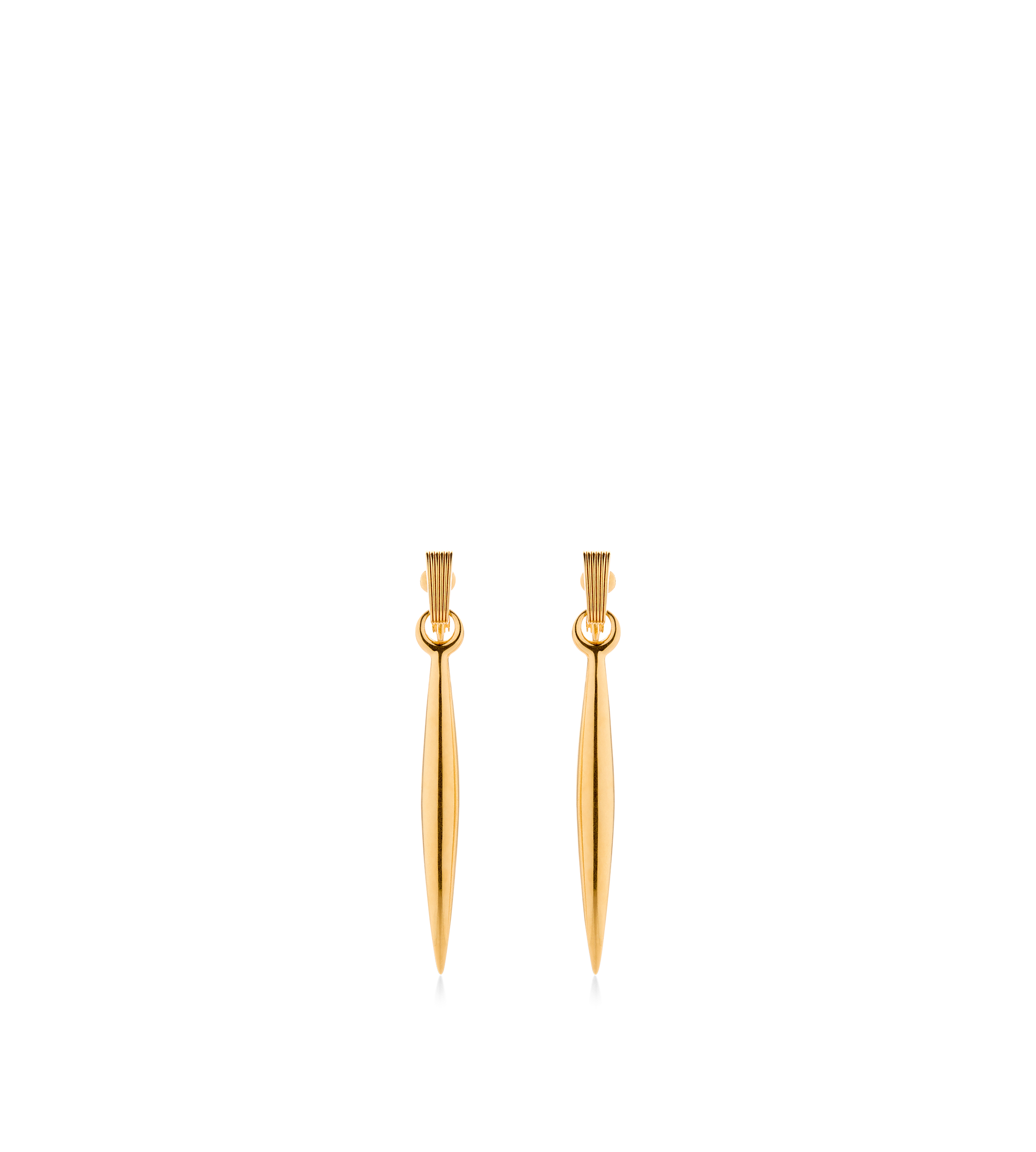 BRASS ARROW EARRINGS