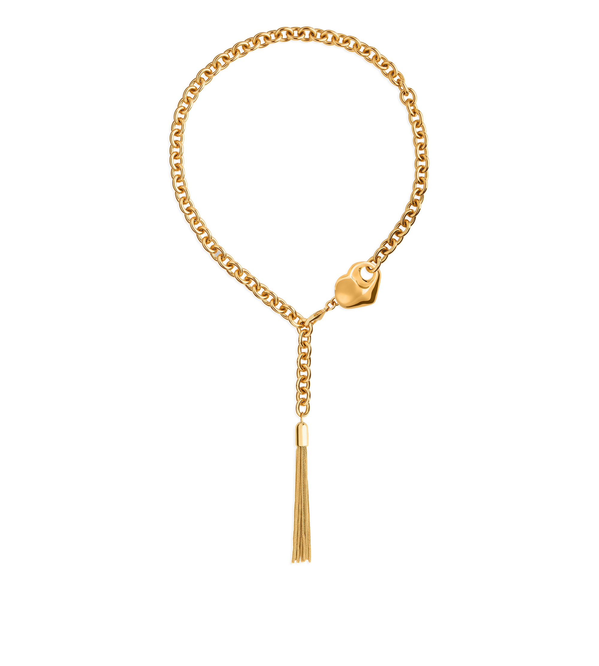 BRASS AMOR NECKLACE