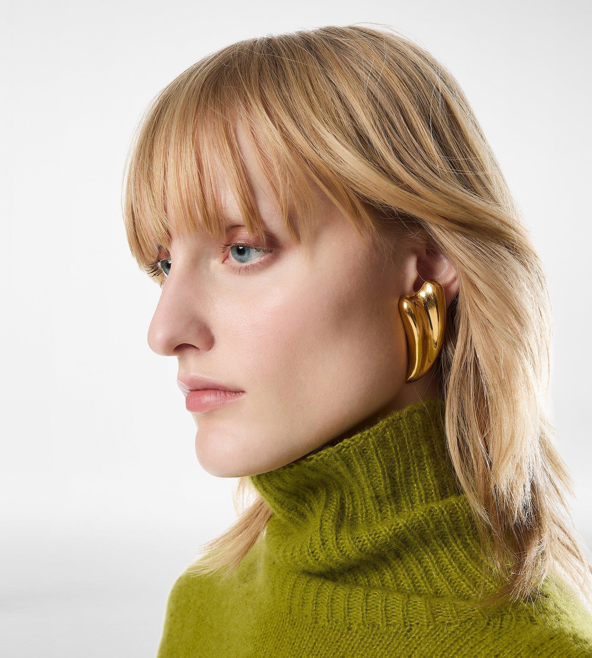 VINTAGE GOLD BRASS LIZA EARRINGS | Tom Ford Fashion
