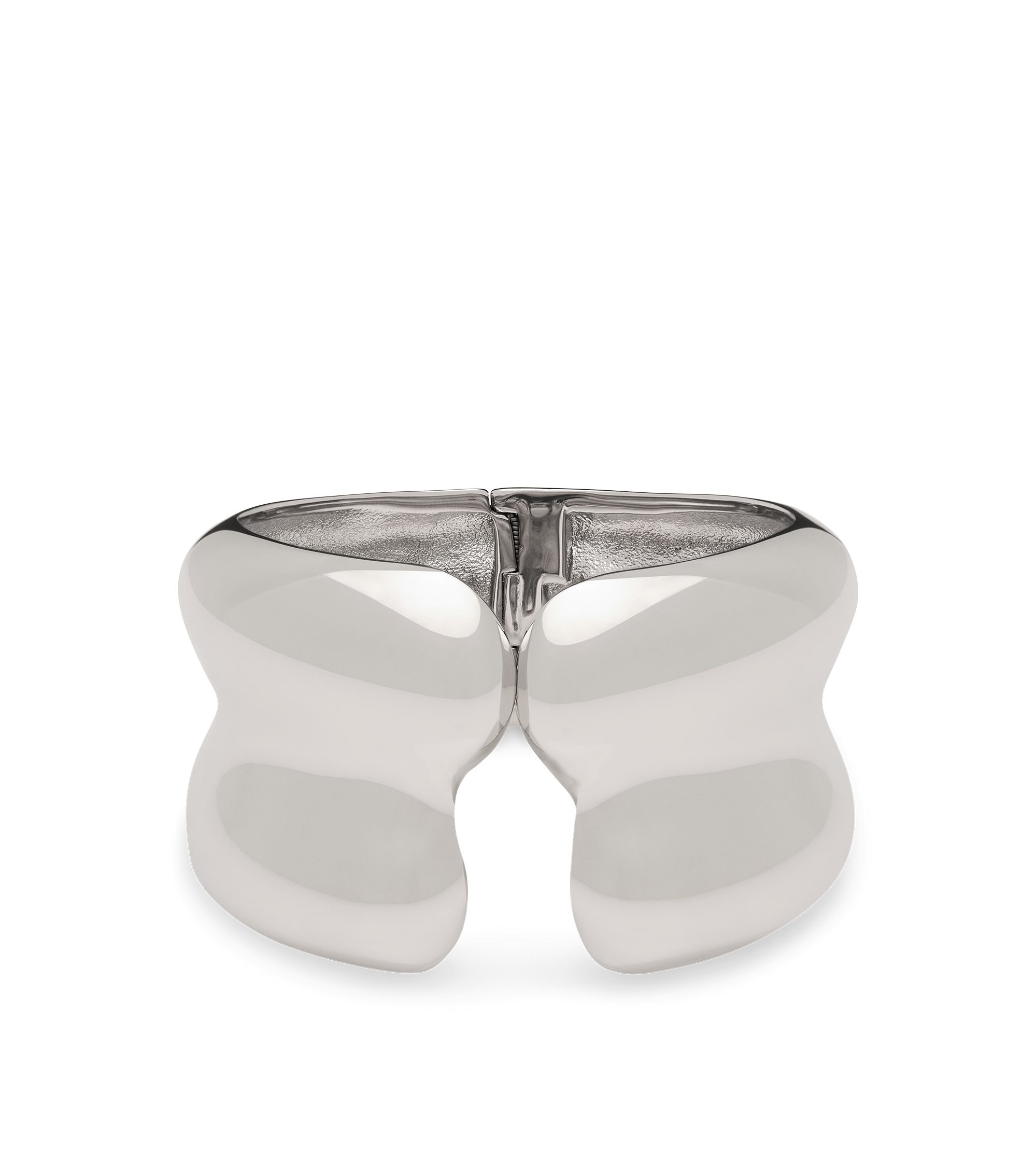 SILVER BRASS LIZA CUFF