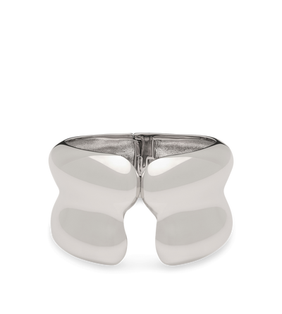 SILVER BRASS LIZA CUFF image number 0