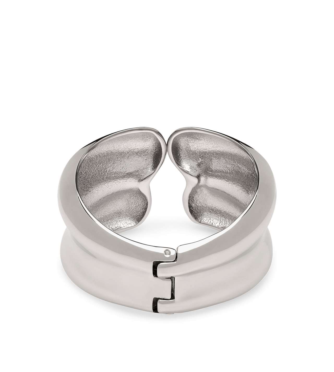 SILVER BRASS LIZA CUFF image number 1