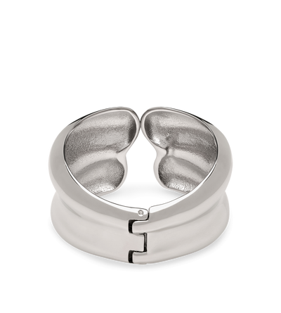 SILVER BRASS LIZA CUFF image number 1