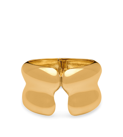 VINTAGE GOLD BRASS LIZA CUFF | Tom Ford Fashion