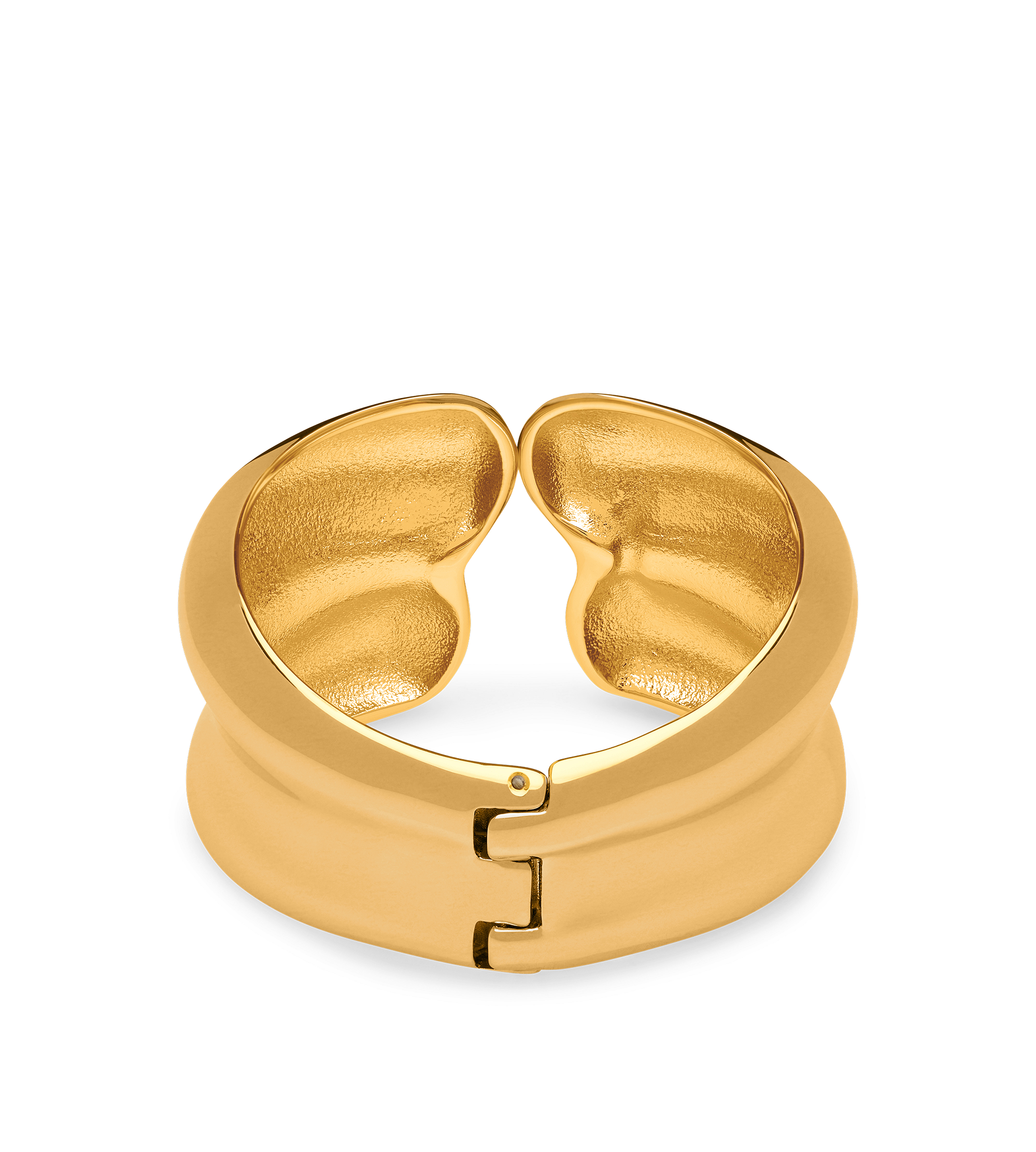 VINTAGE GOLD BRASS LIZA CUFF