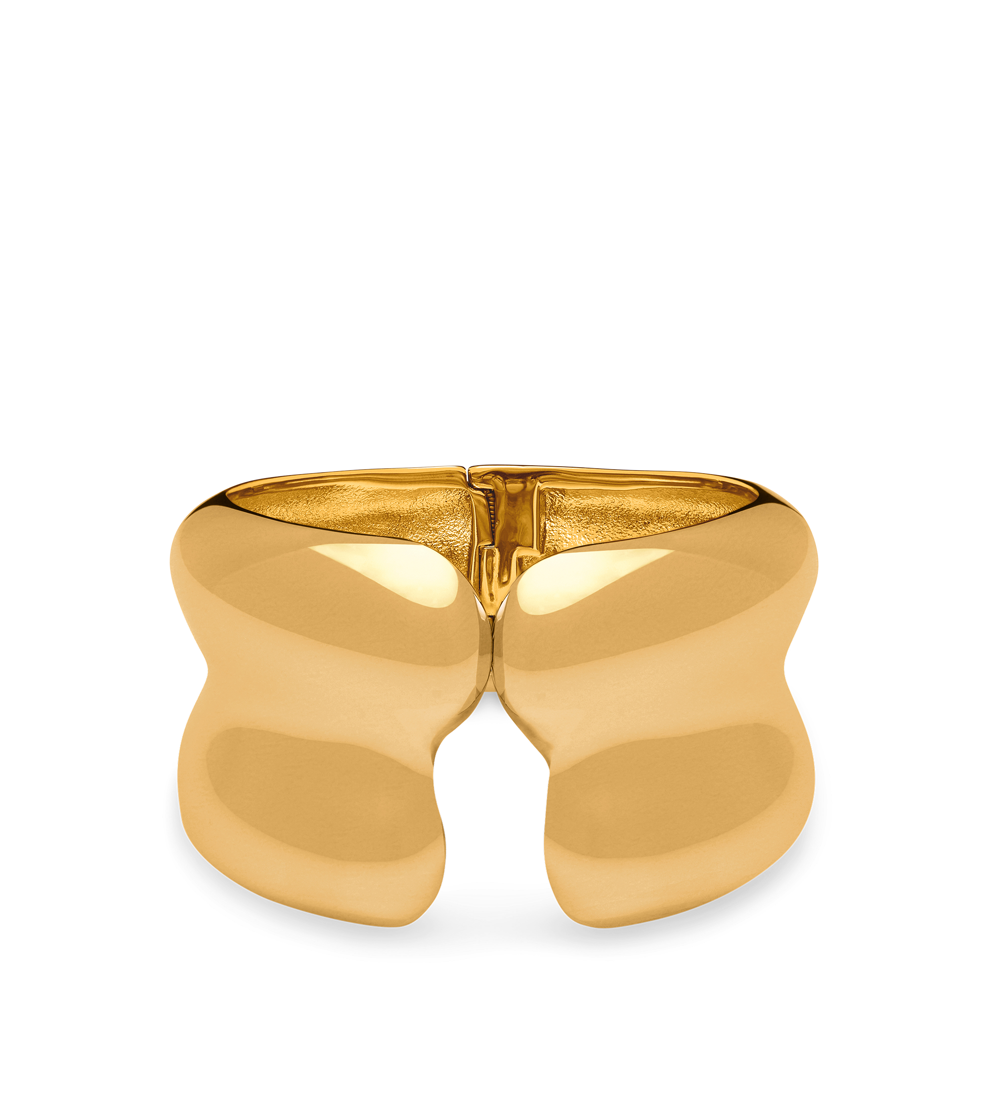 VINTAGE GOLD BRASS LIZA CUFF
