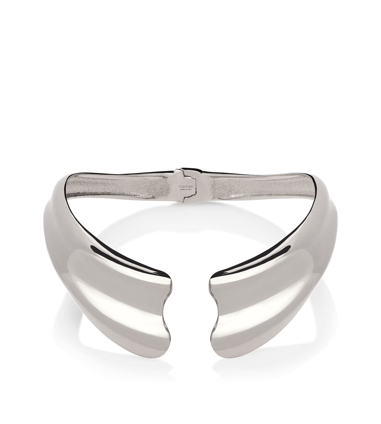 SILVER BRASS LIZA CHOKER image number 0