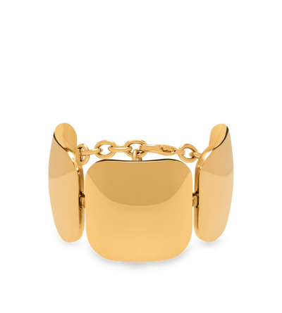 VINTAGE GOLD BRASS AMY BRACELET image number 0