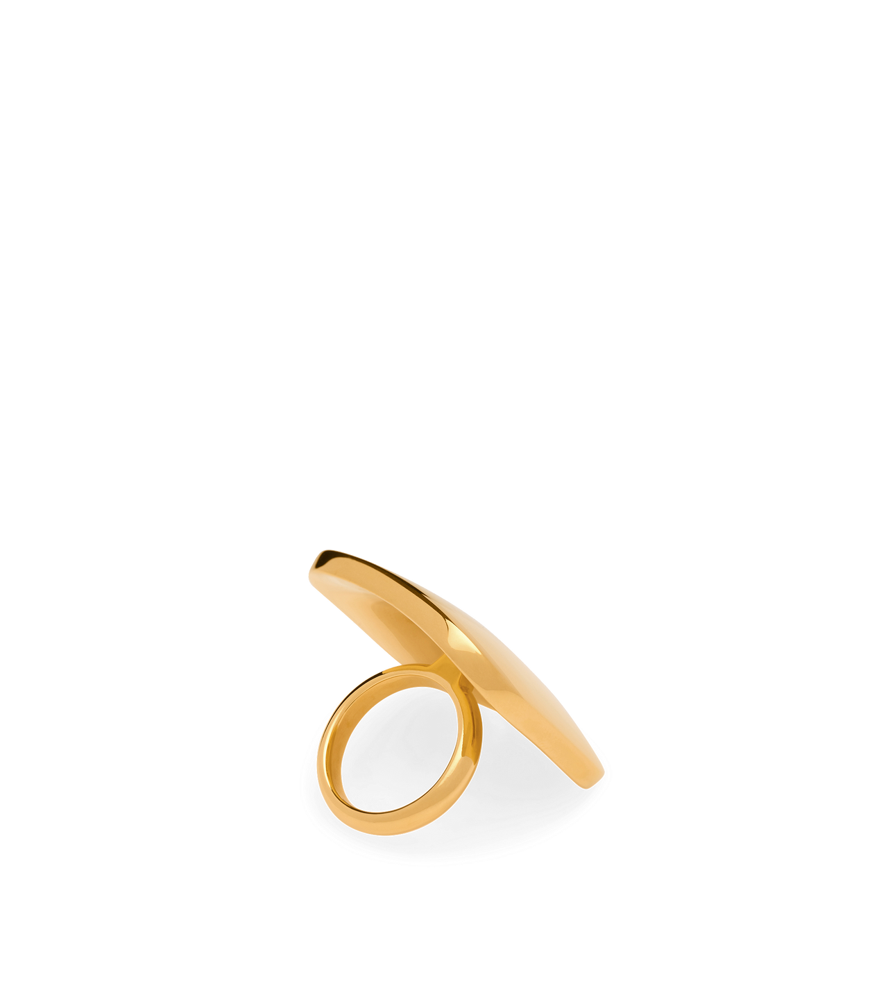 VINTAGE GOLD BRASS AMY RING image number 1