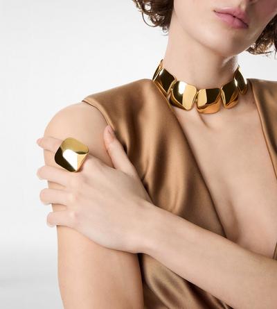 VINTAGE GOLD BRASS AMY RING image number 2