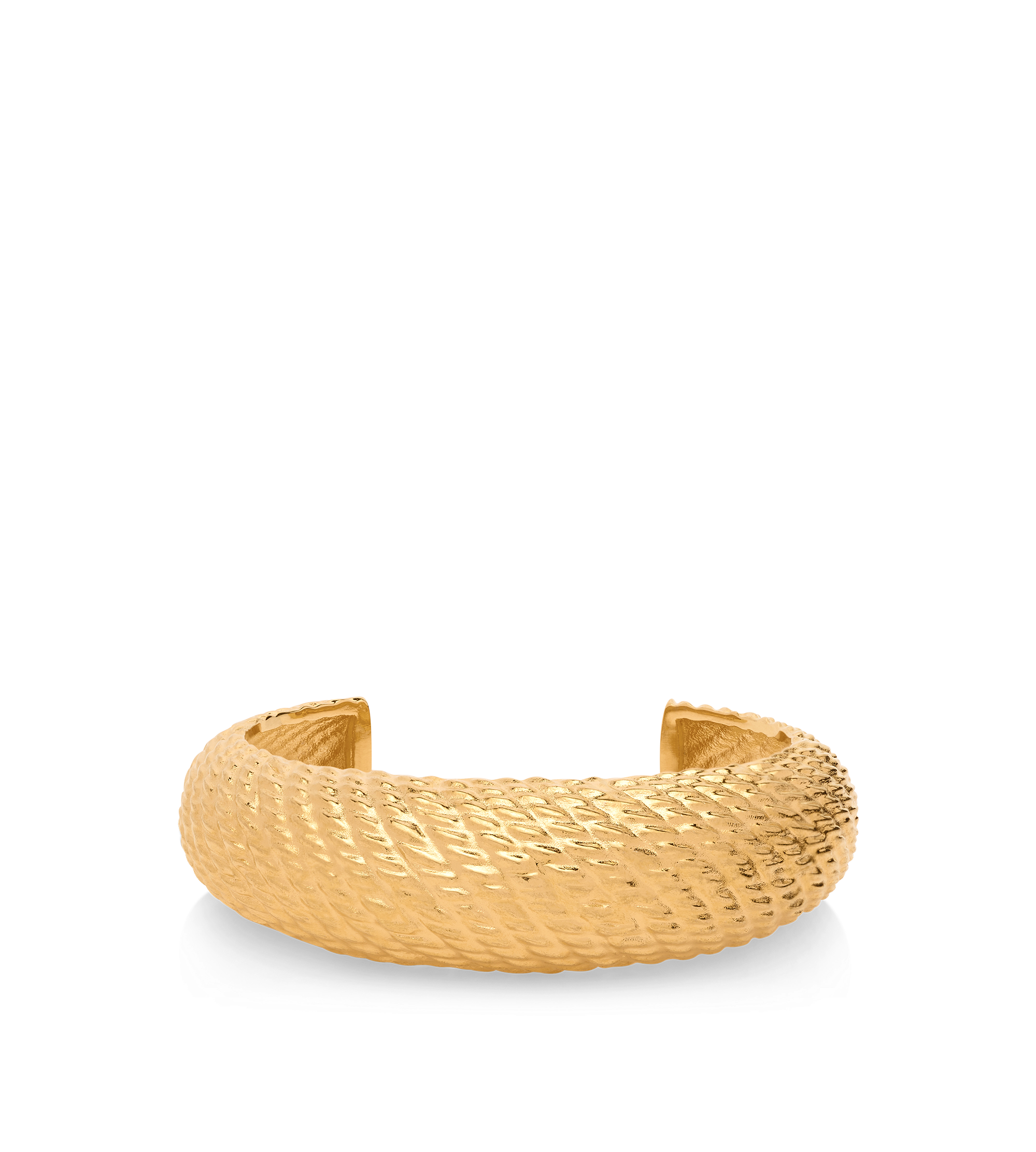 VINTAGE GOLD BRASS SANDY CUFF