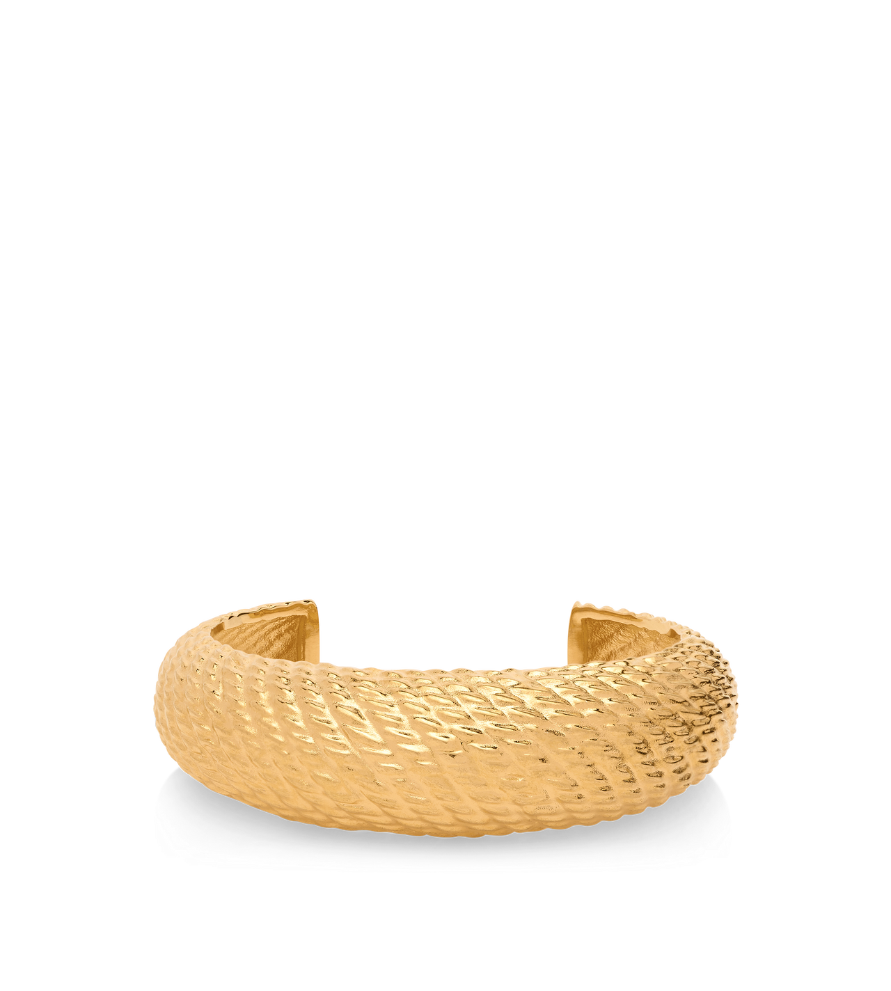 VINTAGE GOLD BRASS SANDY CUFF image number 0