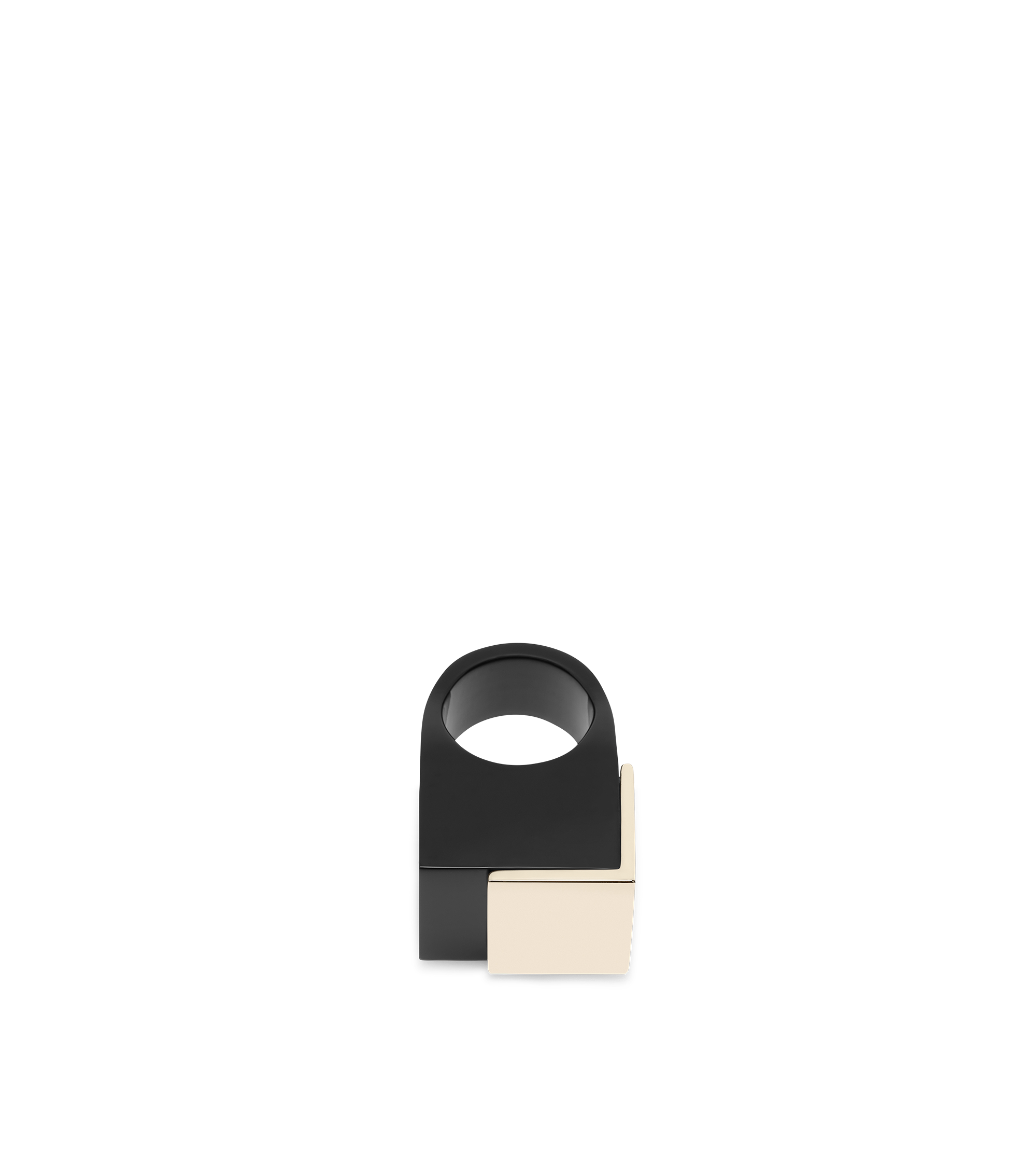 PLEXIGLASS + BRASS DECO RING