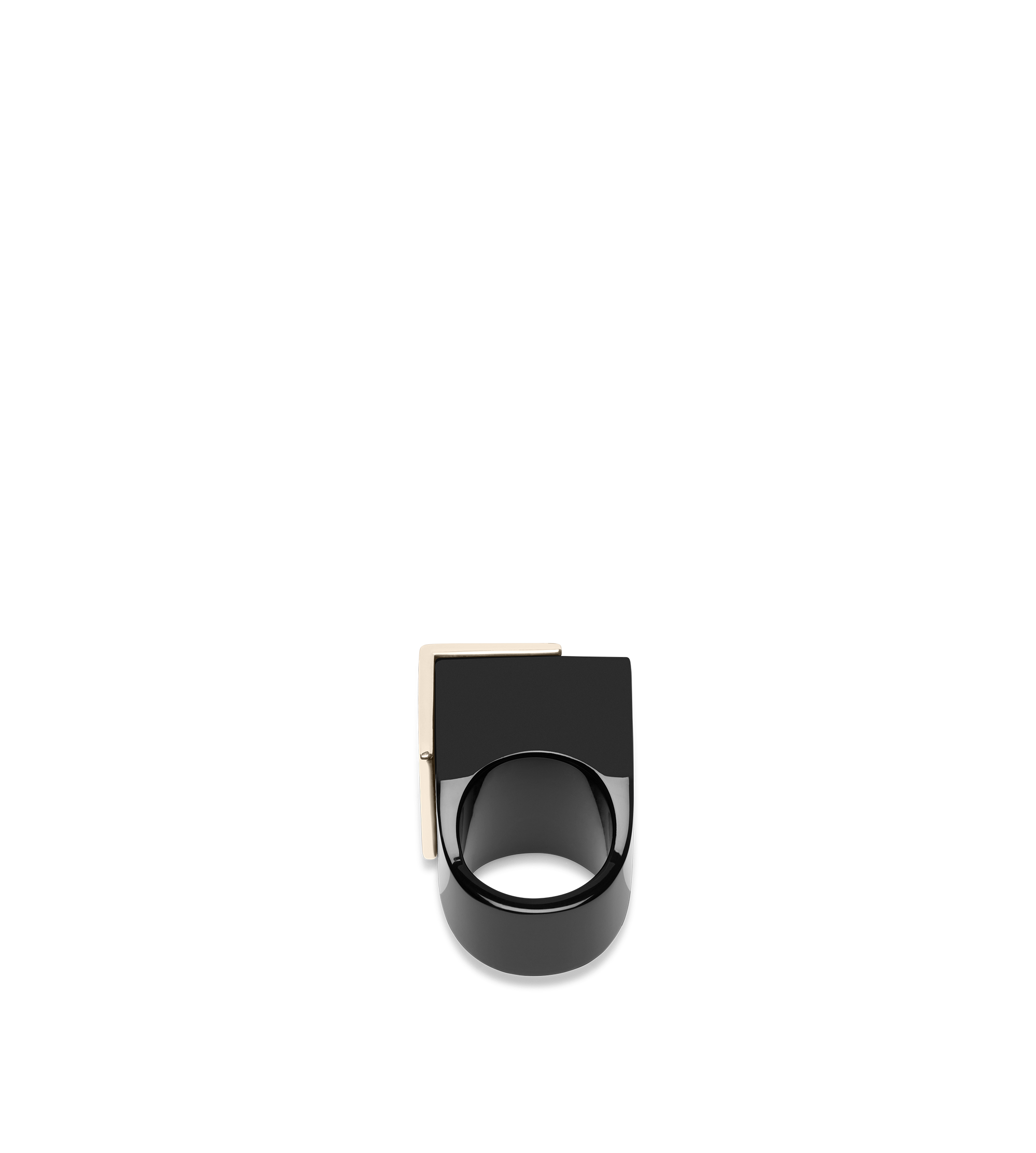 PLEXIGLASS + BRASS DECO RING