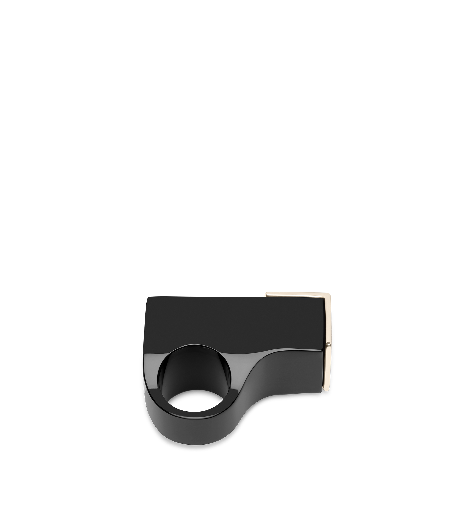 PLEXIGLASS + BRASS DECO RING