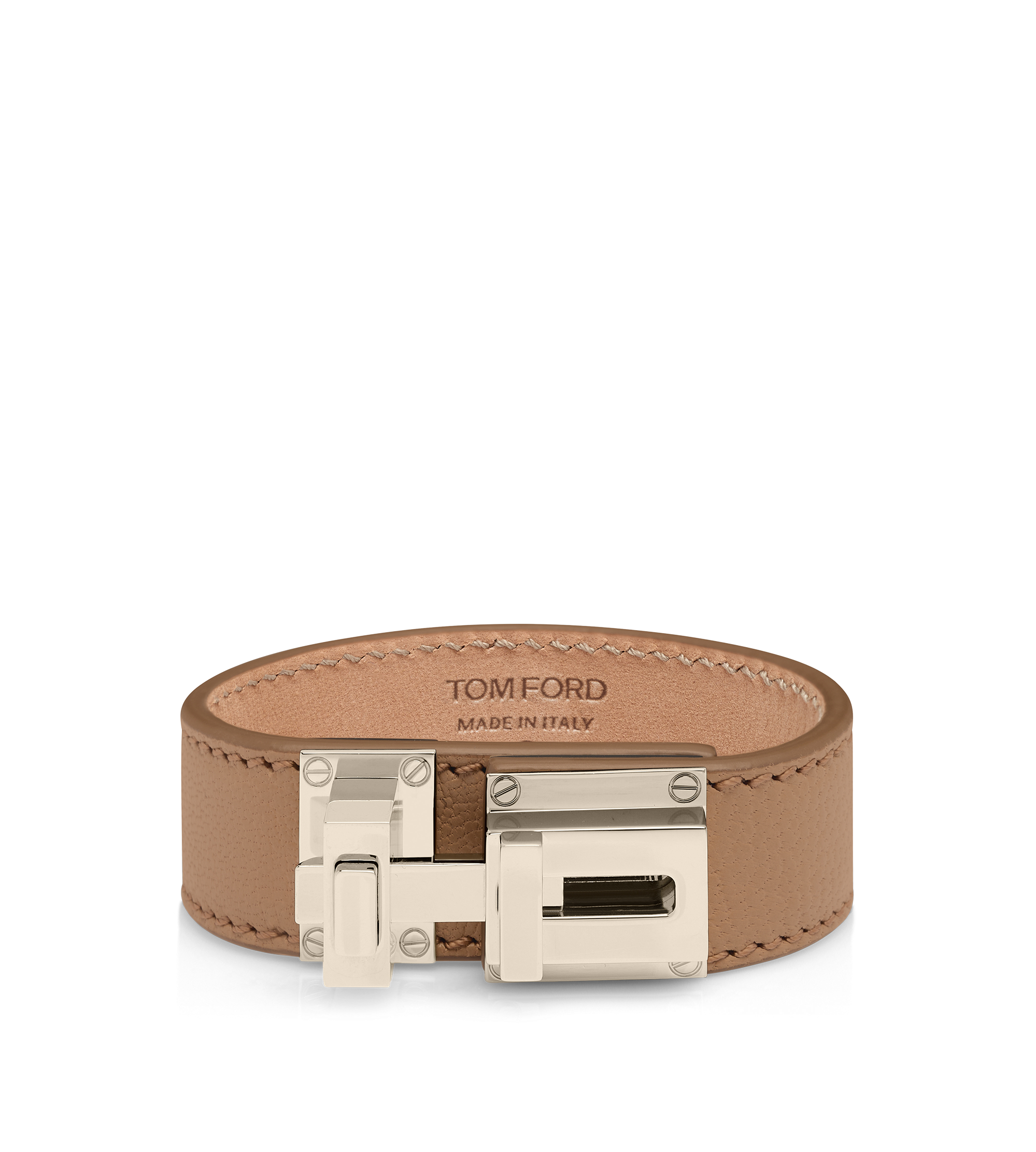 BRACELET T LATCH EN CUIR FLEUR SOUPLE