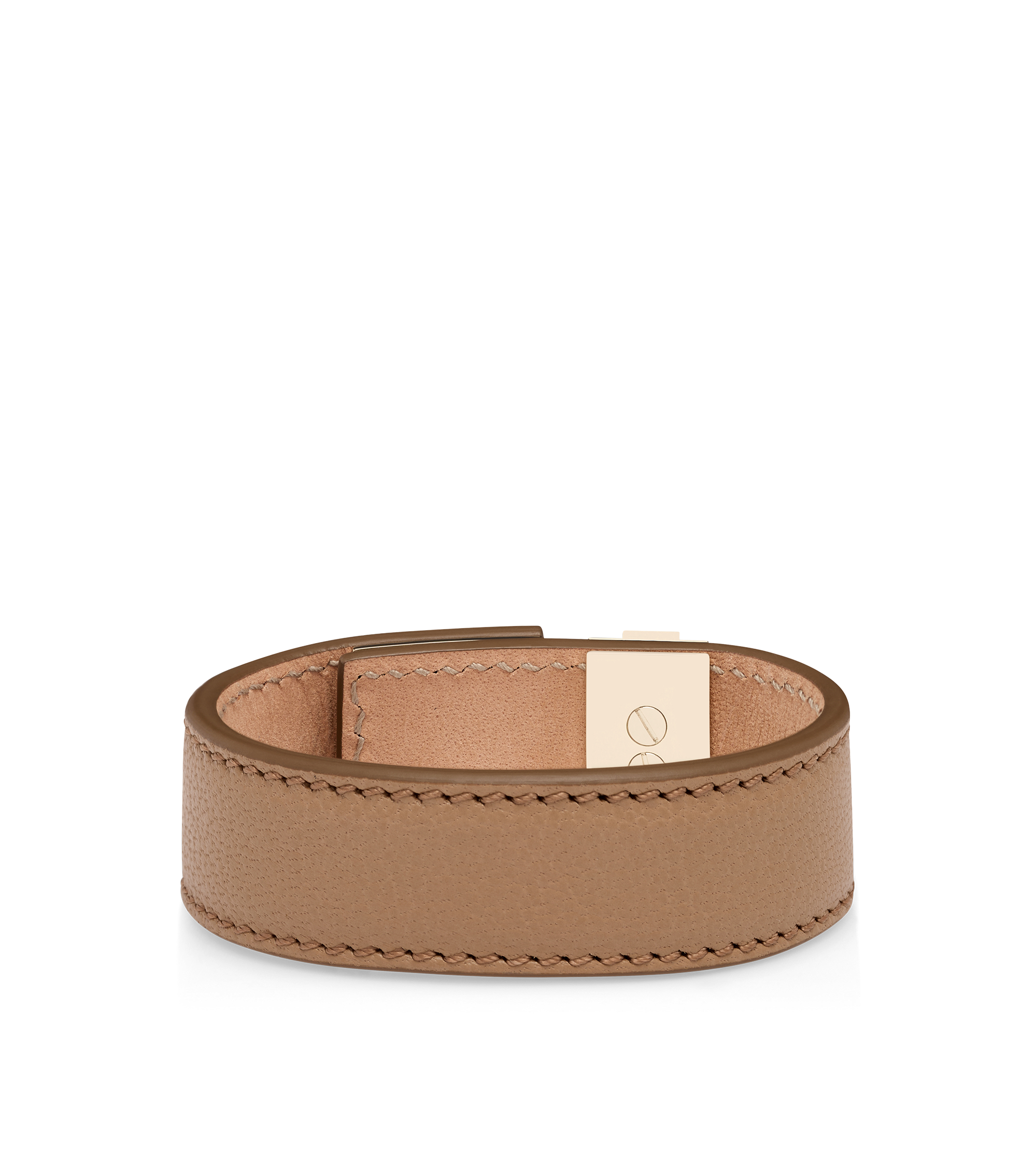 BRACELET T LATCH EN CUIR FLEUR SOUPLE
