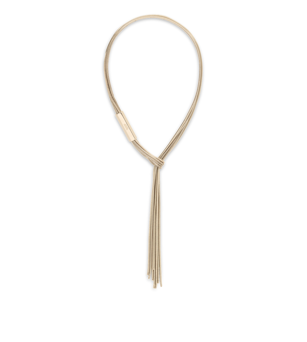 BRASS AXIS NECKLACE image number 0