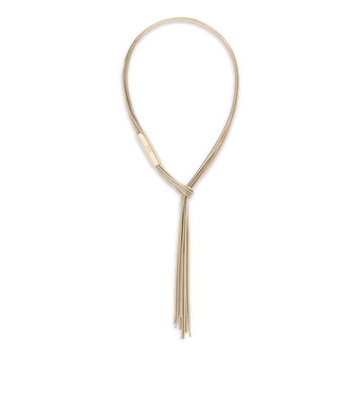 BRASS AXIS NECKLACE image number 0