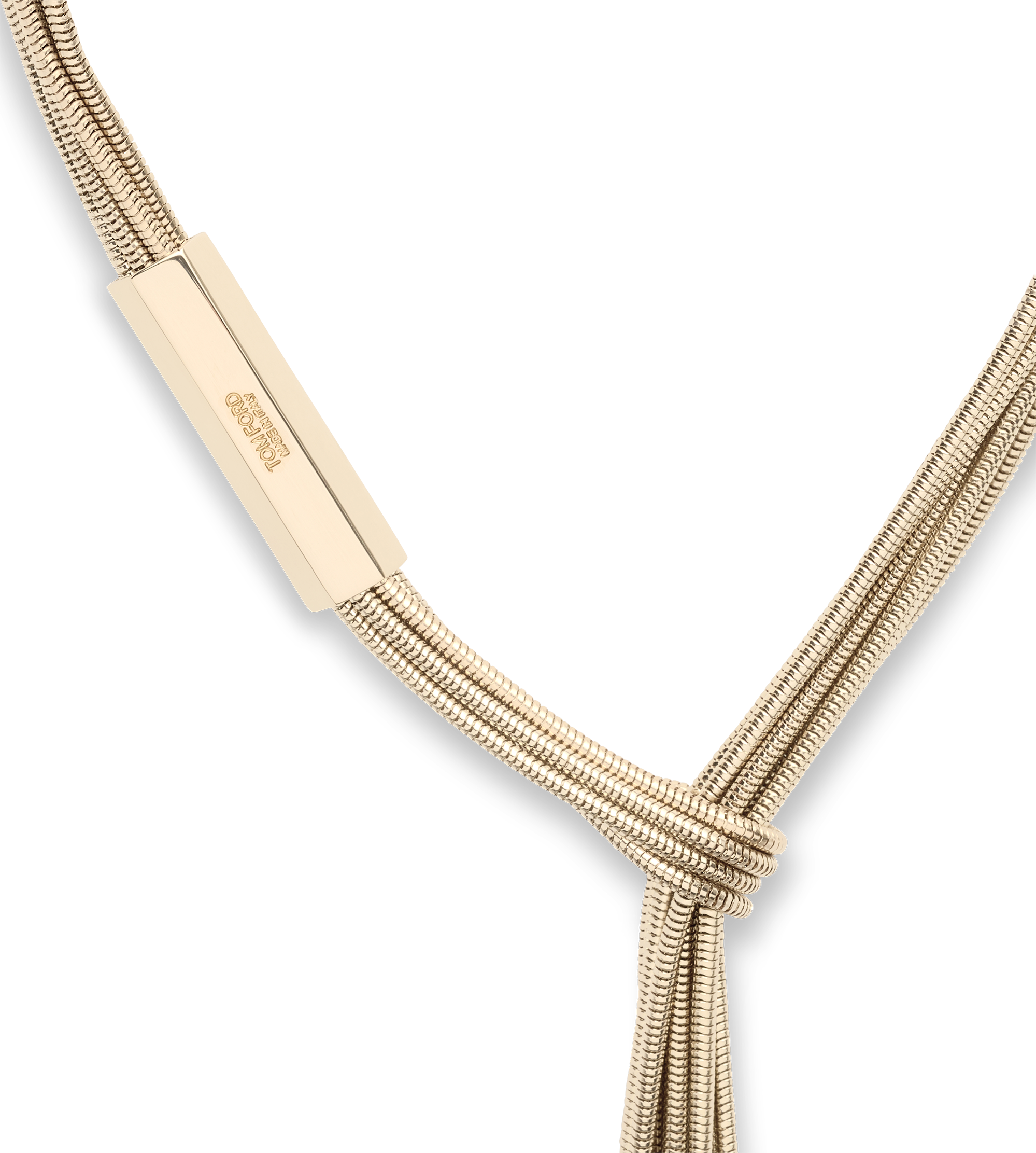 BRASS AXIS NECKLACE | TOM FORD Fashion