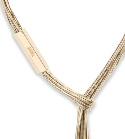 BRASS AXIS NECKLACE image number 1