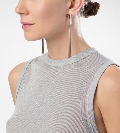 BRASS AXIS EARRINGS image number 2