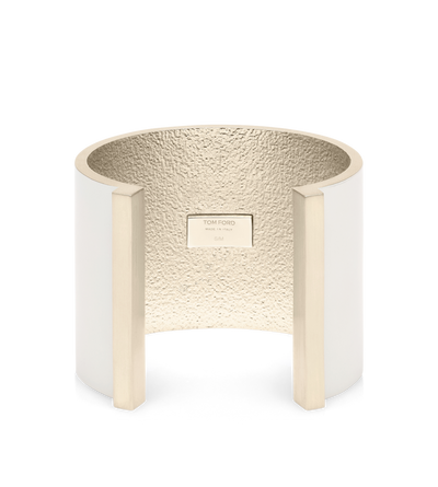 TOM FORD BRASS WHITE PEARL MATTE LACQUERED BRASS FERA CUFF