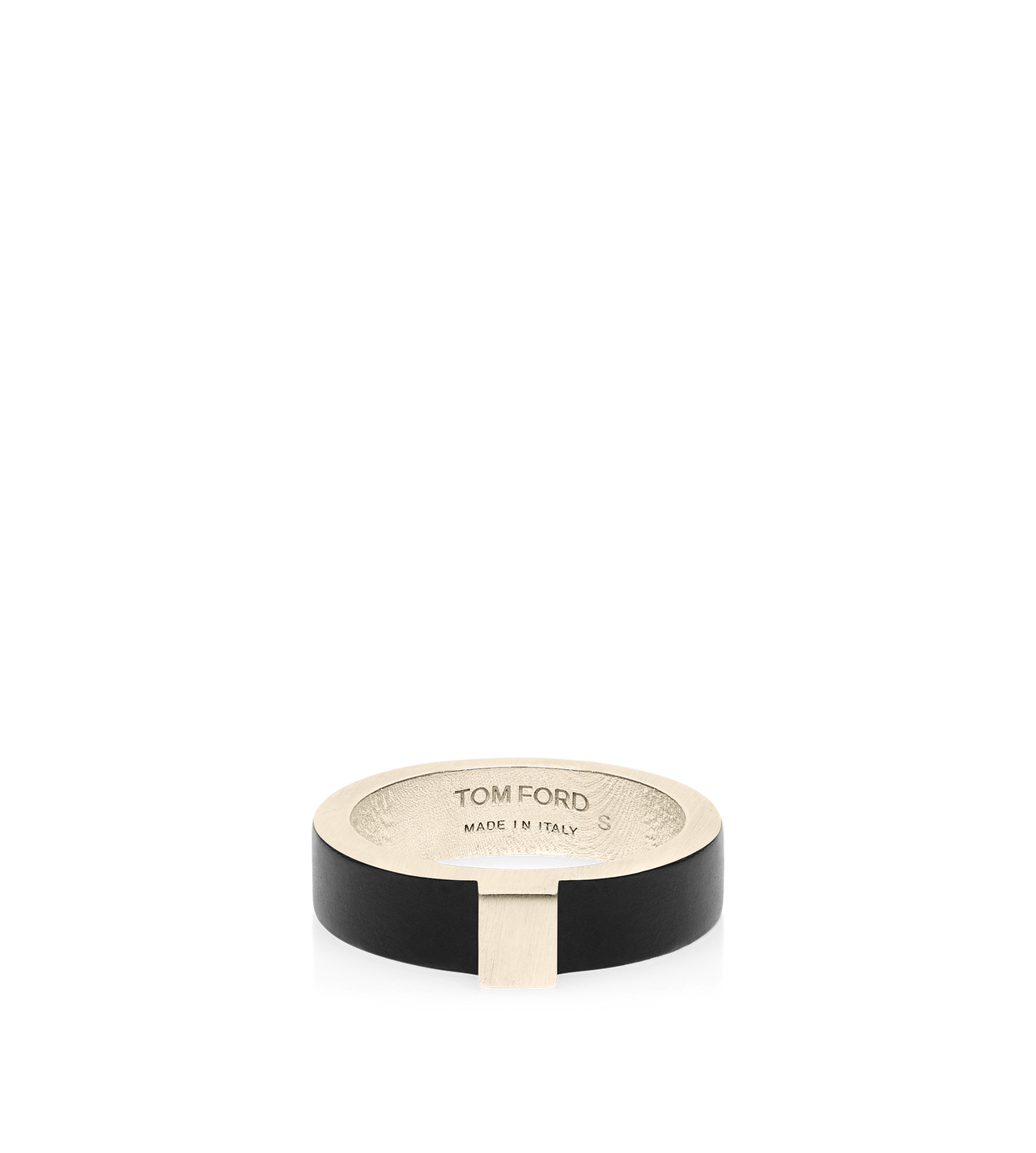 TOM FORD  BLACK ANELLO SOTTILE FERA IN OTTONE LACCATO OPACO