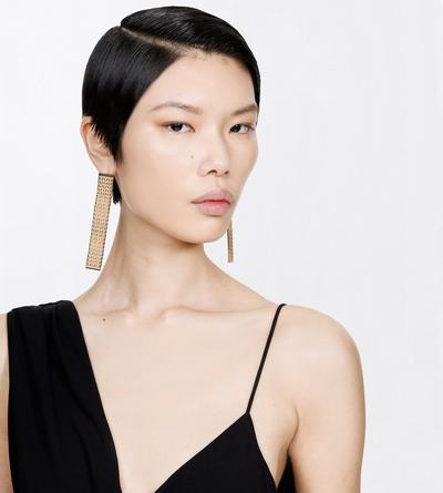 TOM FORD  PALE GOLD JEWELRY EARRINGS